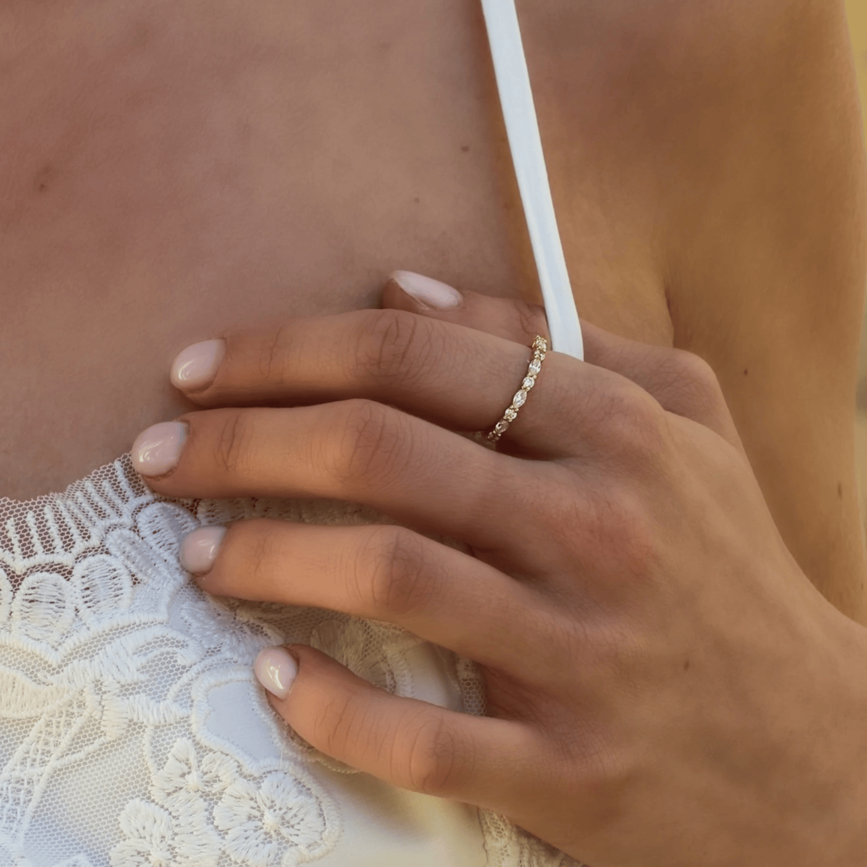 Dainty Promise Ring Band