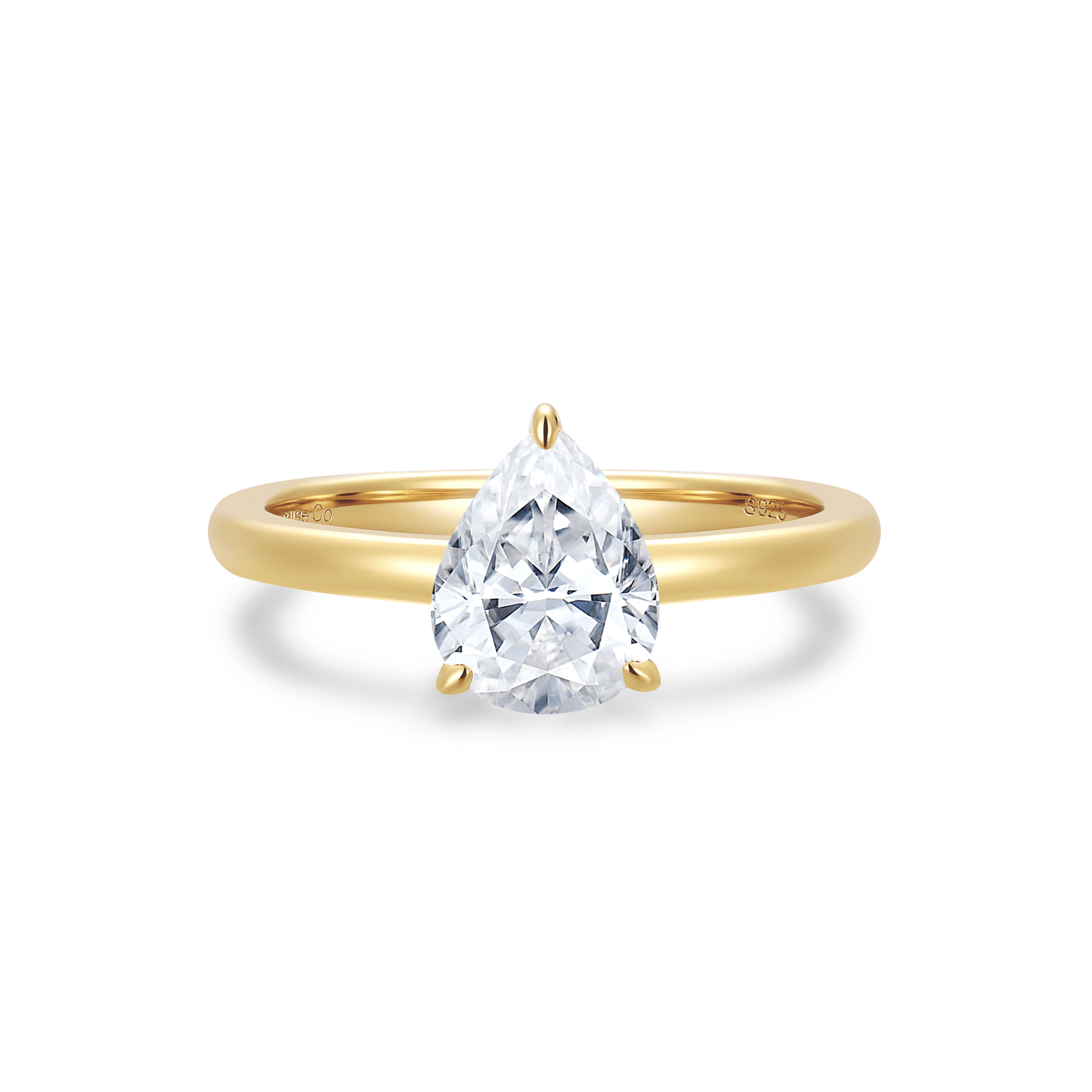 Promise Pear Cut Solitaire Ring