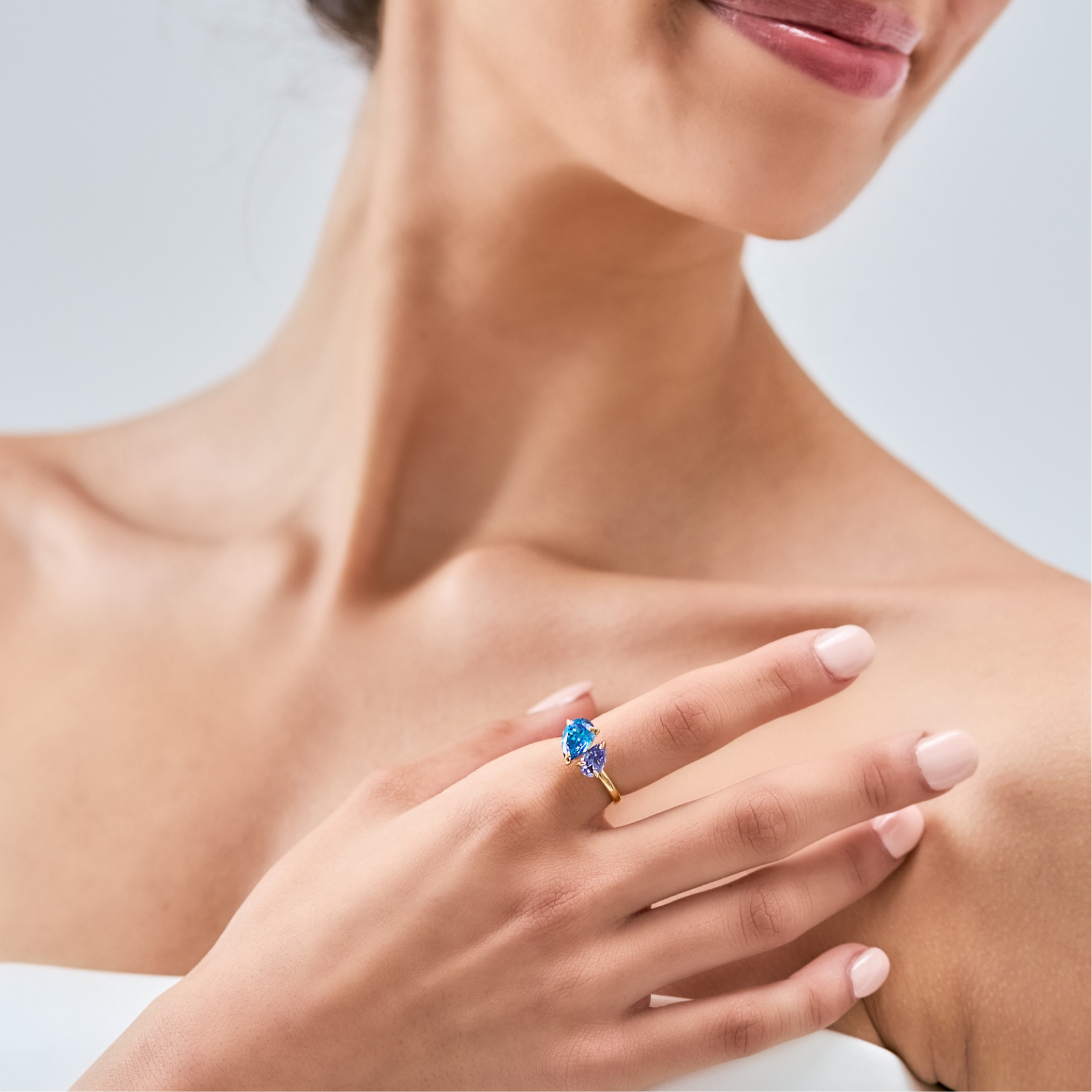 Custom Toi et Moi Ring