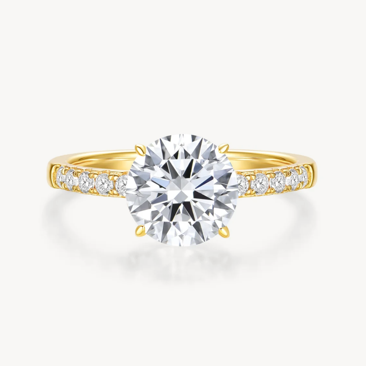 Promise Round Cut Pave Ring
