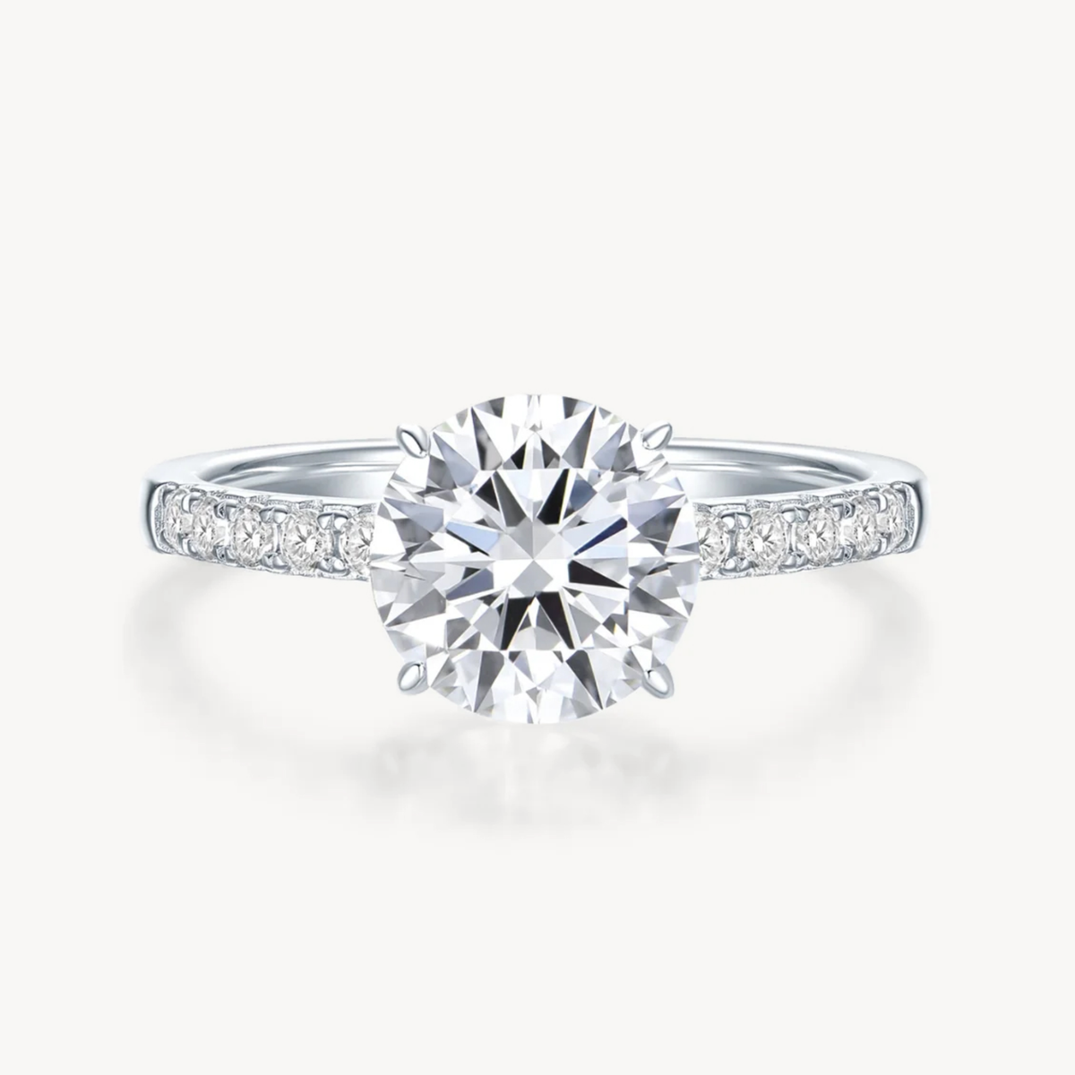 Promise Round Cut Pave Ring