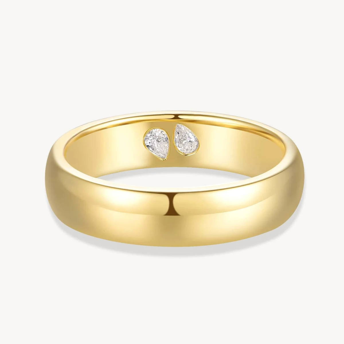 Mens Rounded Promise Ring