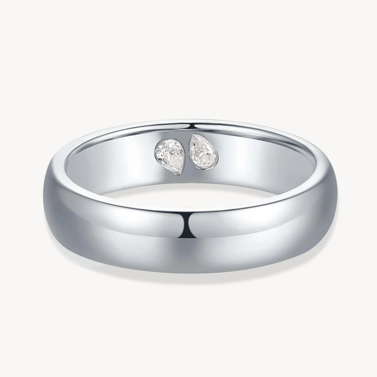 Mens Rounded Promise Ring