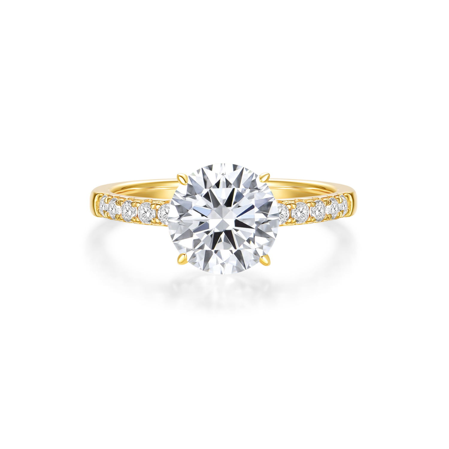 Promise Round Cut Pave Ring