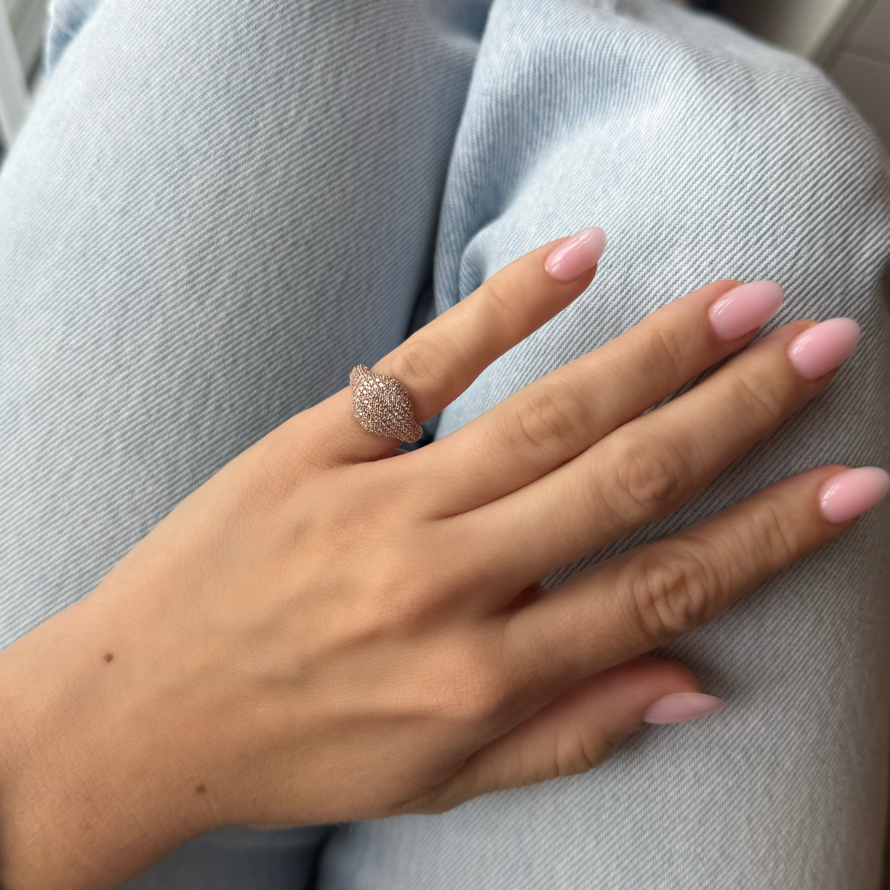 Pavé Pinky Promise Ring