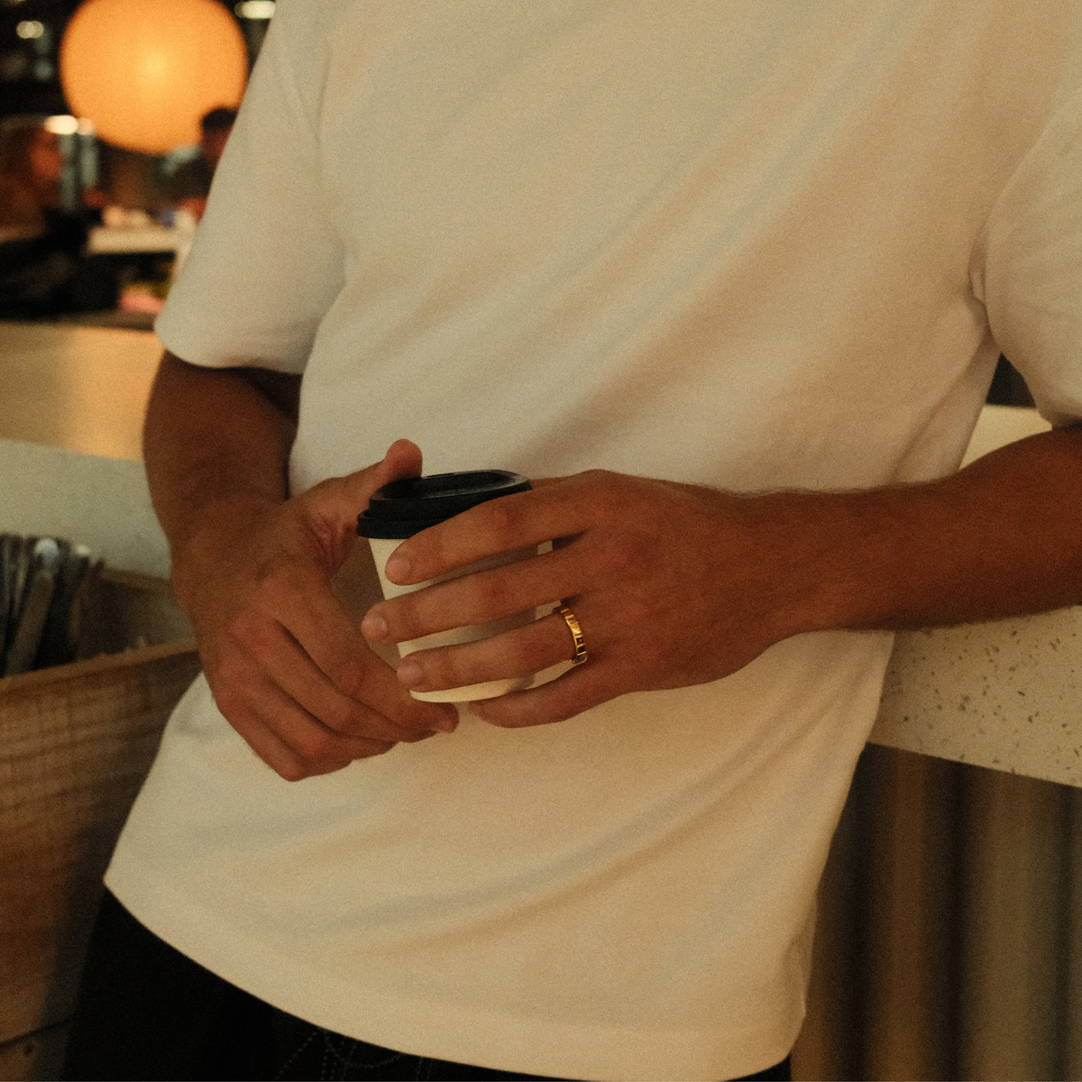Mens Crafted Promise Ring