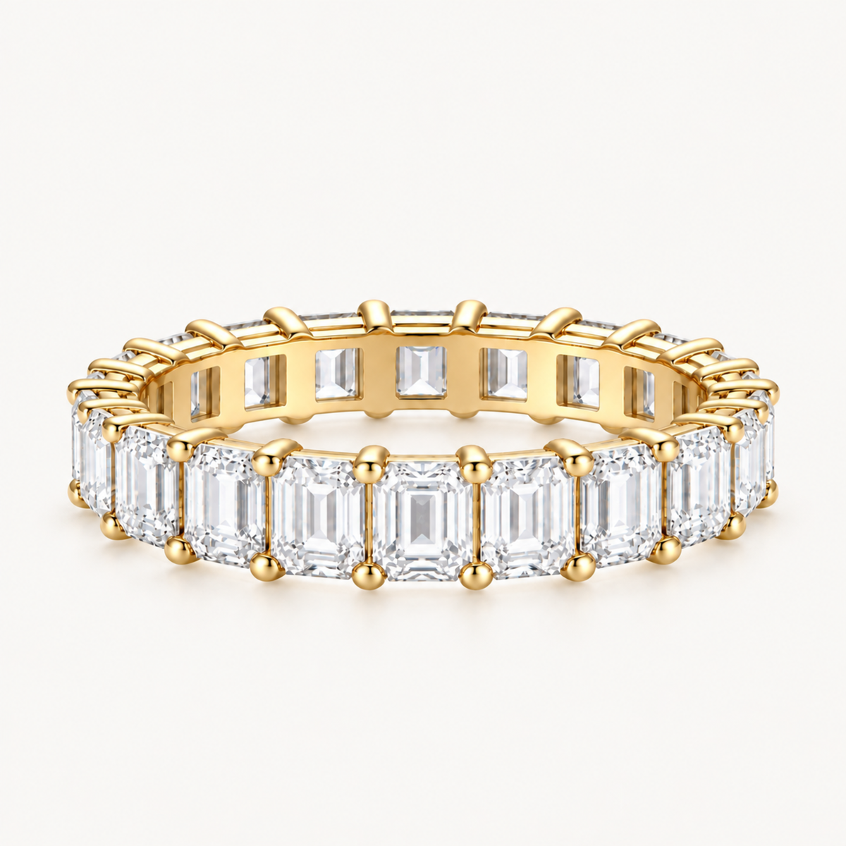 Emerald Cut Eternity Ring