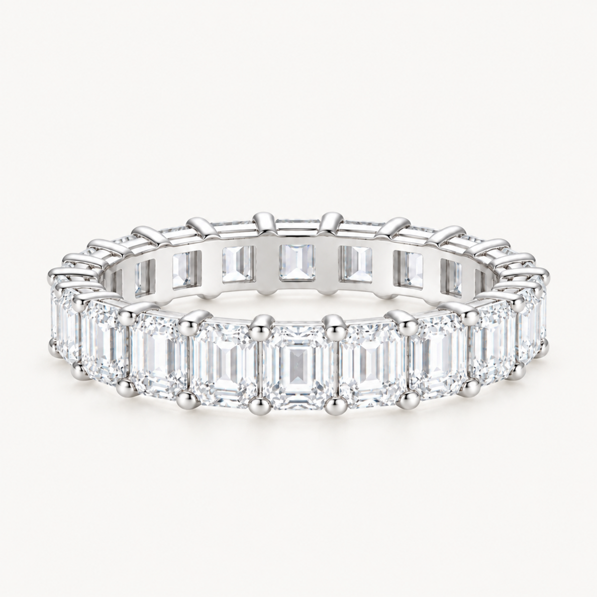 Emerald Cut Eternity Ring