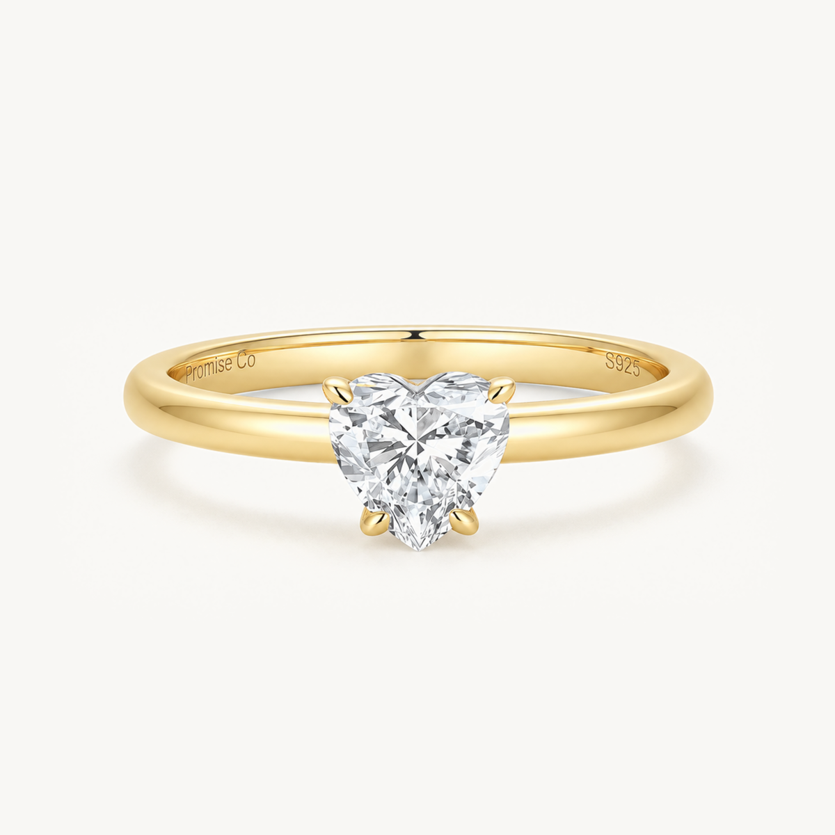 Promise Heart Solitaire Ring