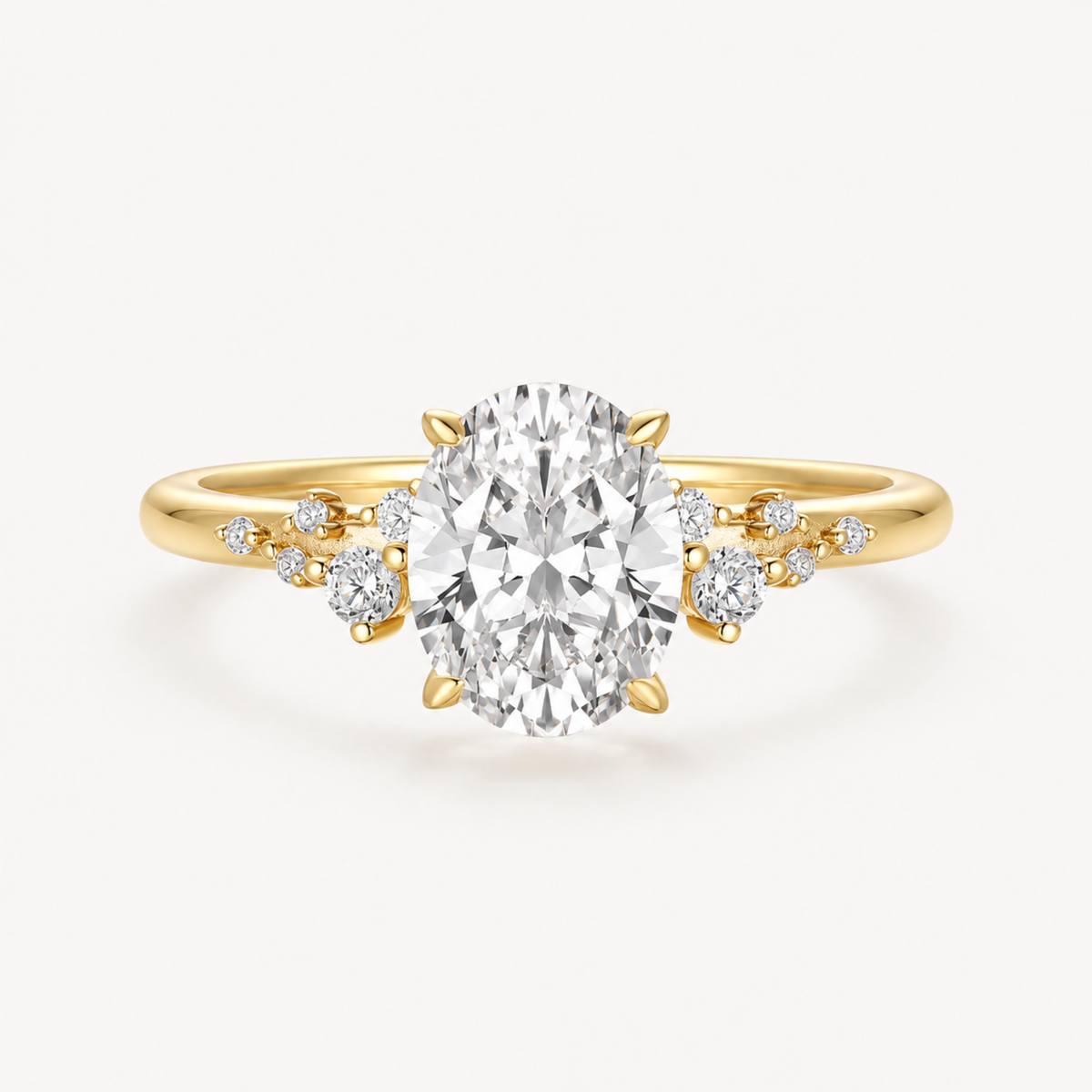 Promise Oval Cluster Ring