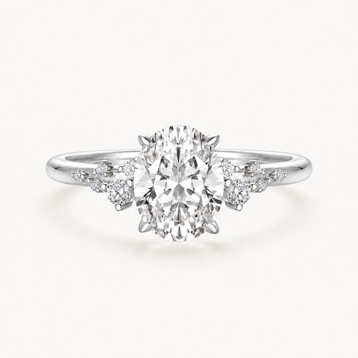 Promise Oval Cluster Ring