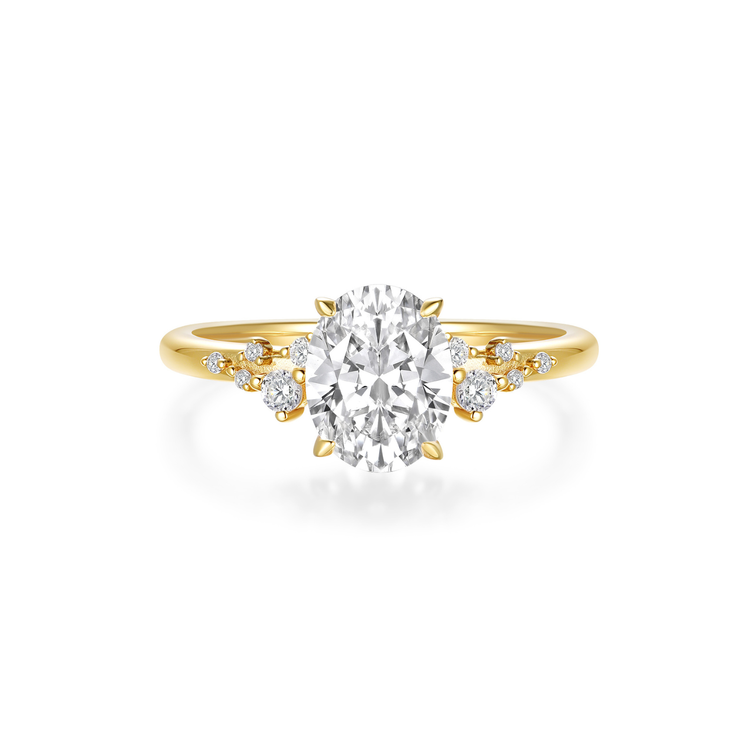 Promise Oval Cluster Ring