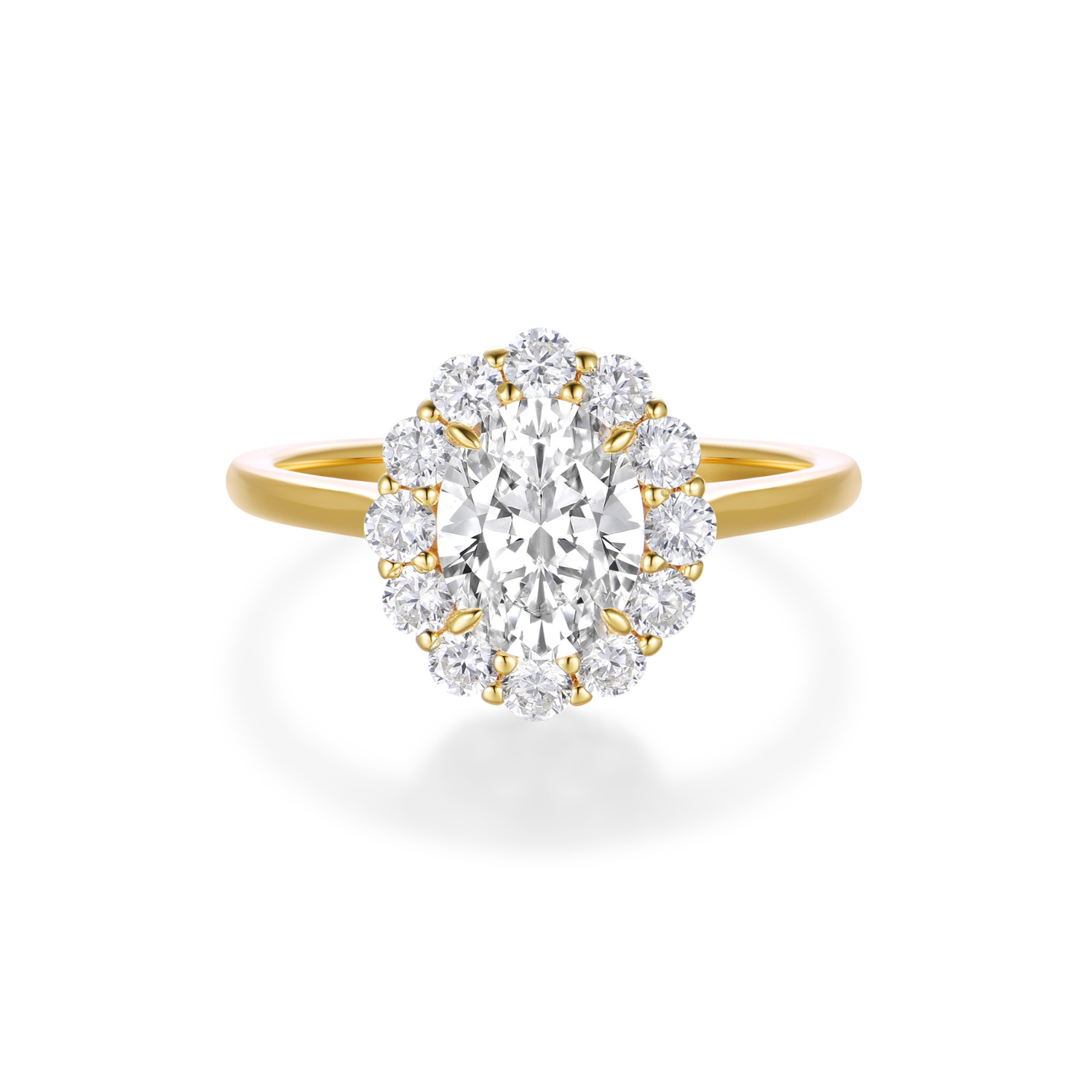 Promise Oval Halo Ring