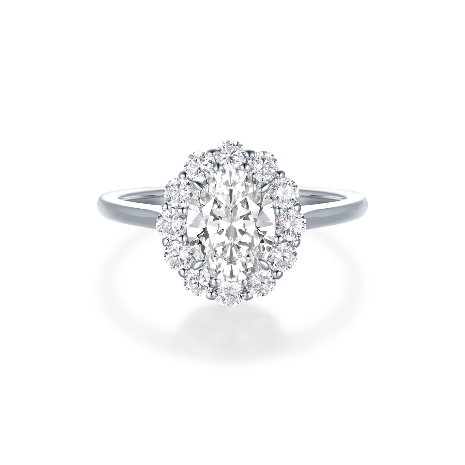 Promise Oval Halo Ring
