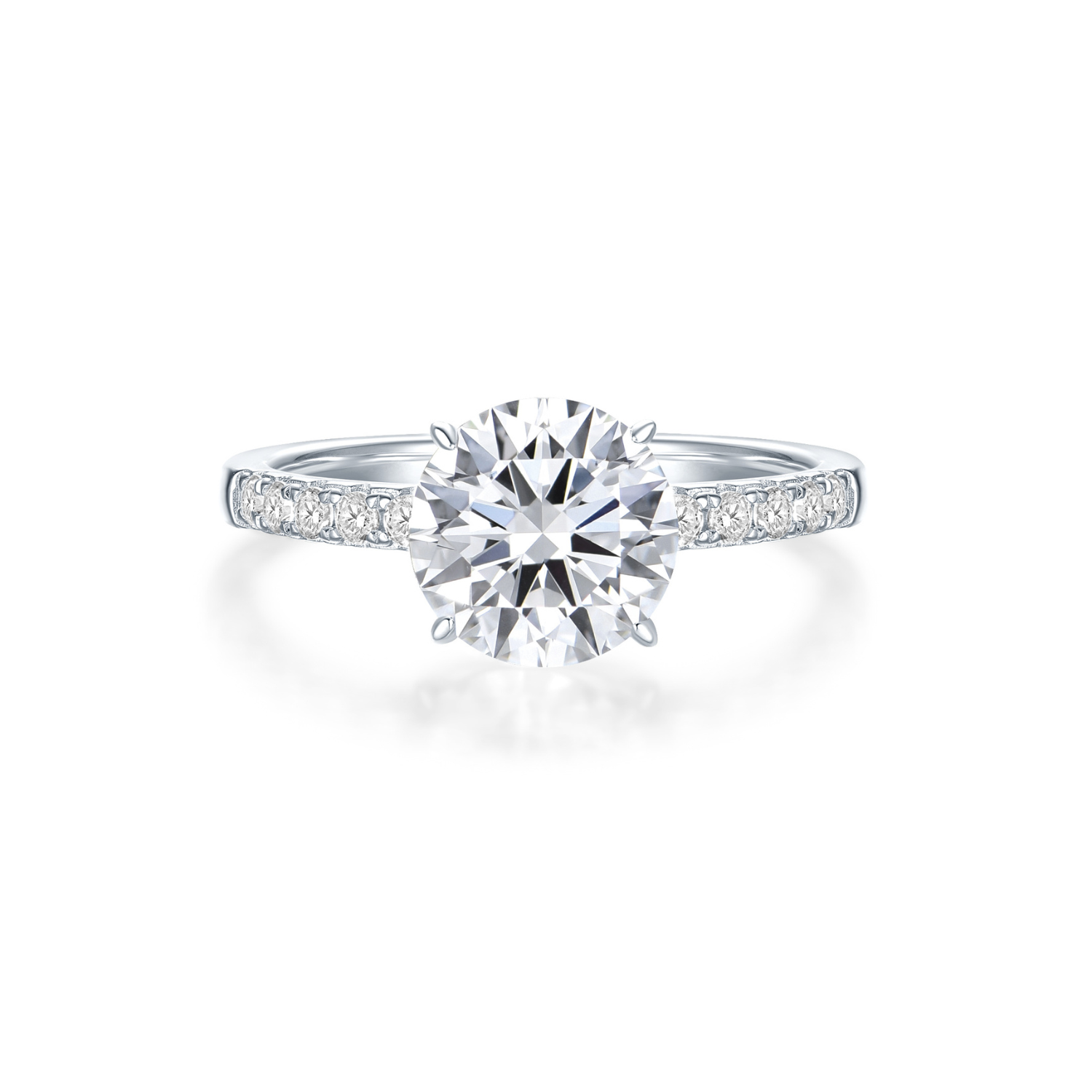 Promise Round Cut Pave Ring