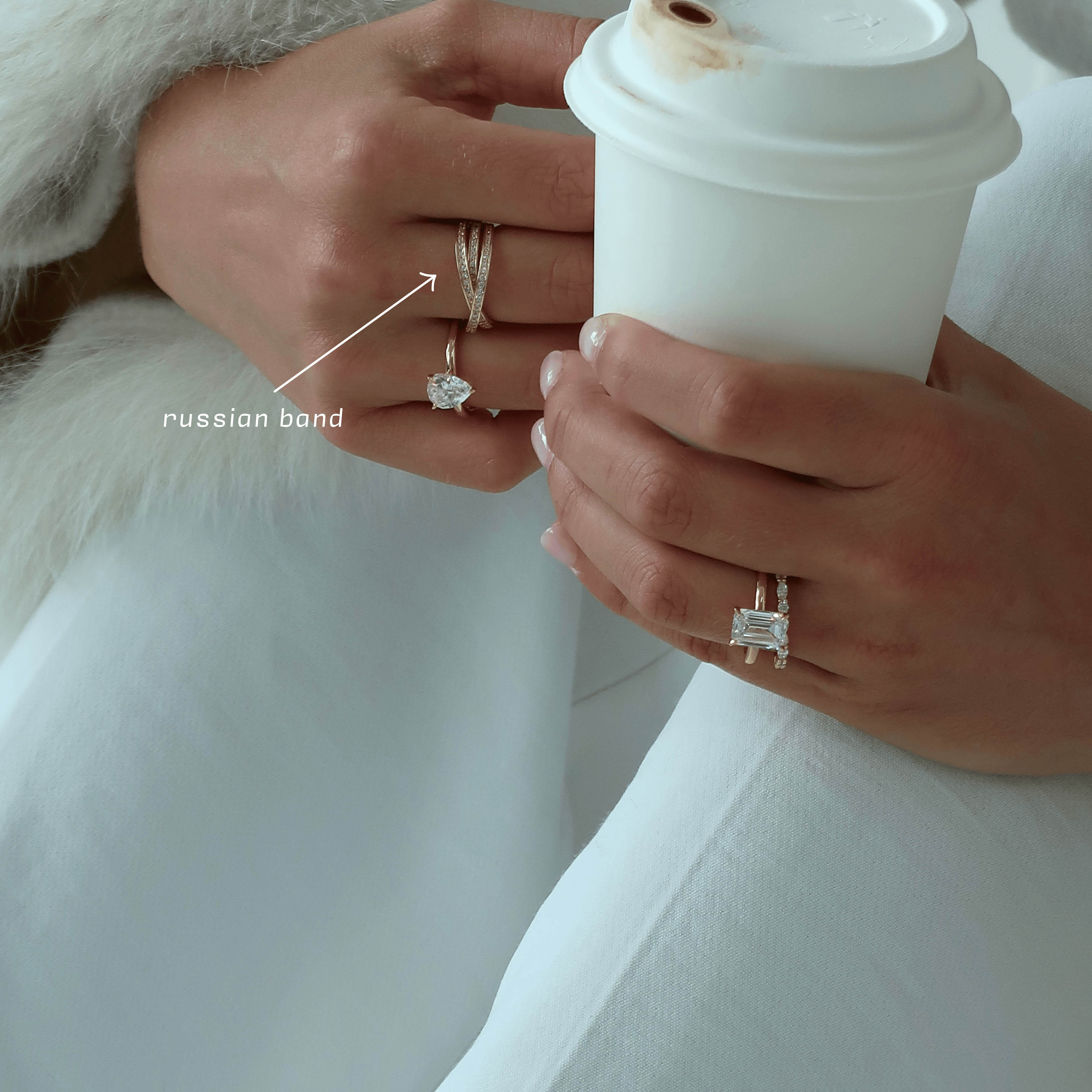 Interlocking Russian Ring Band