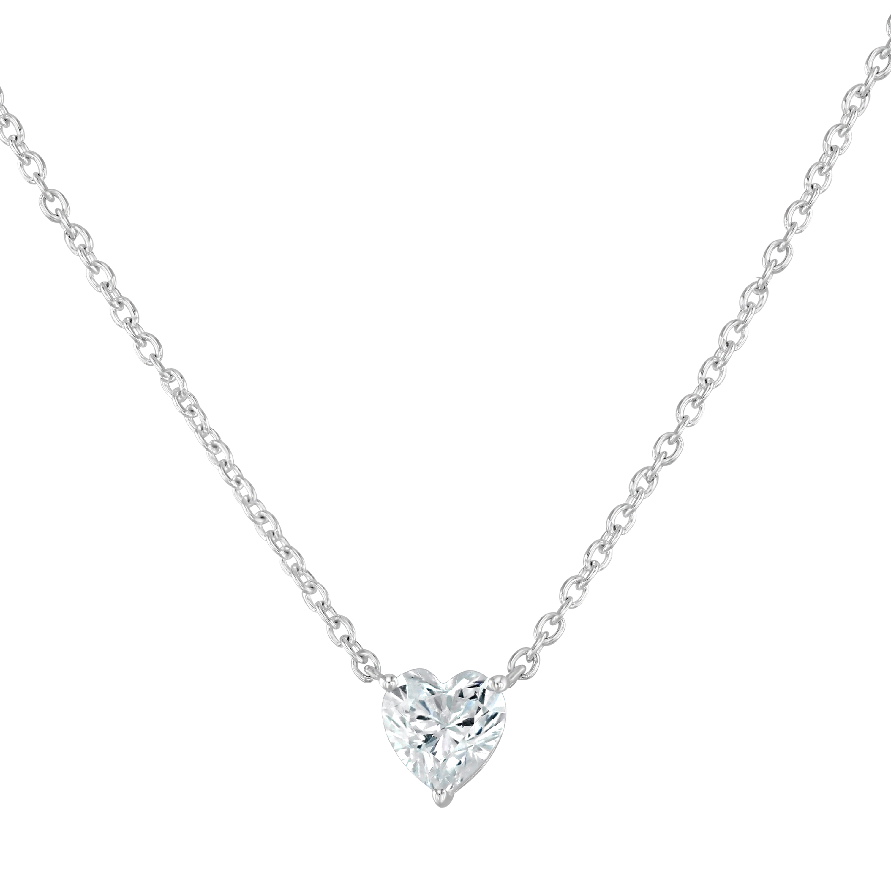 Heart Solitaire Necklace