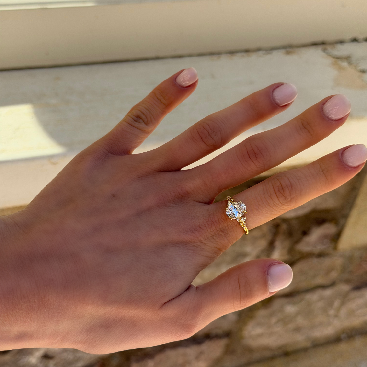 Promise Oval Cluster Ring