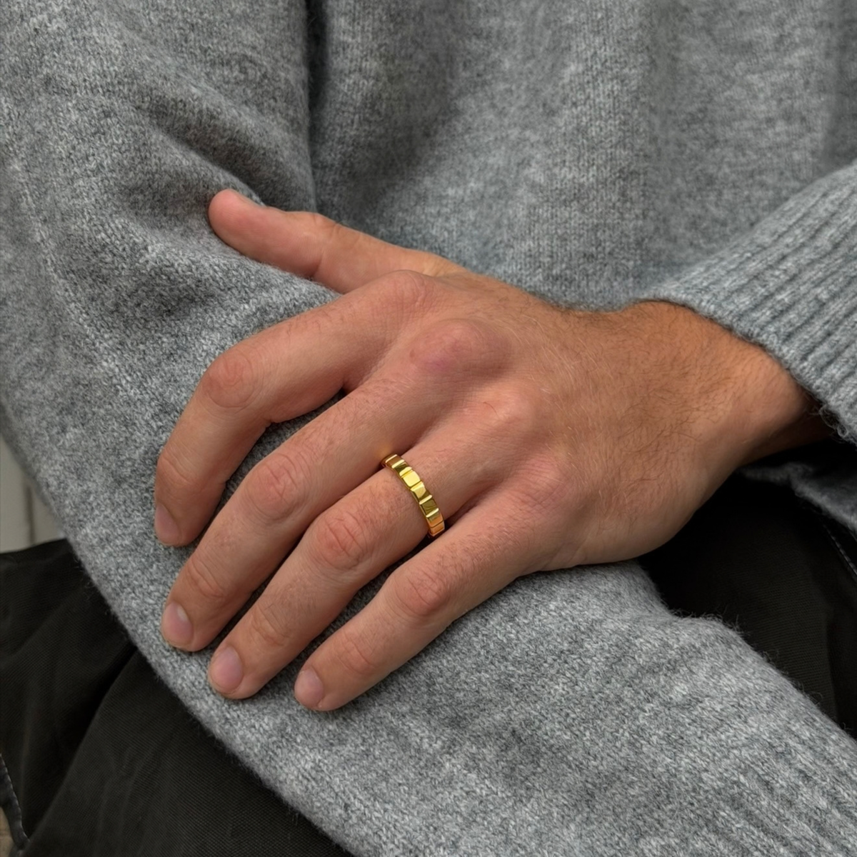 Mens Crafted Promise Ring