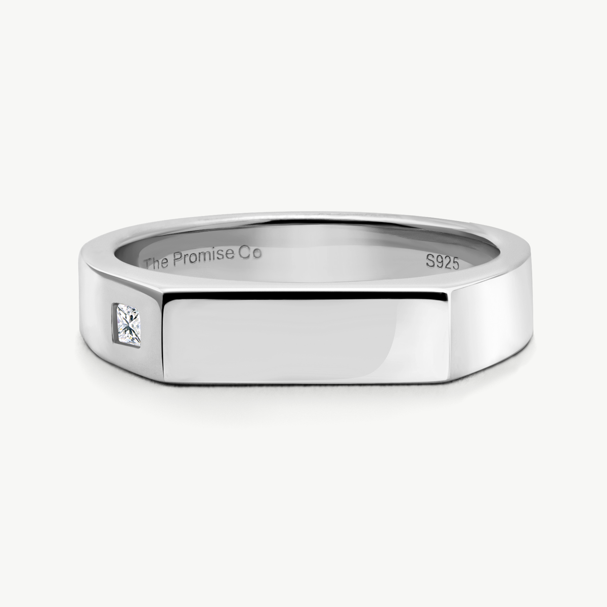Unisex Signet Promise Ring