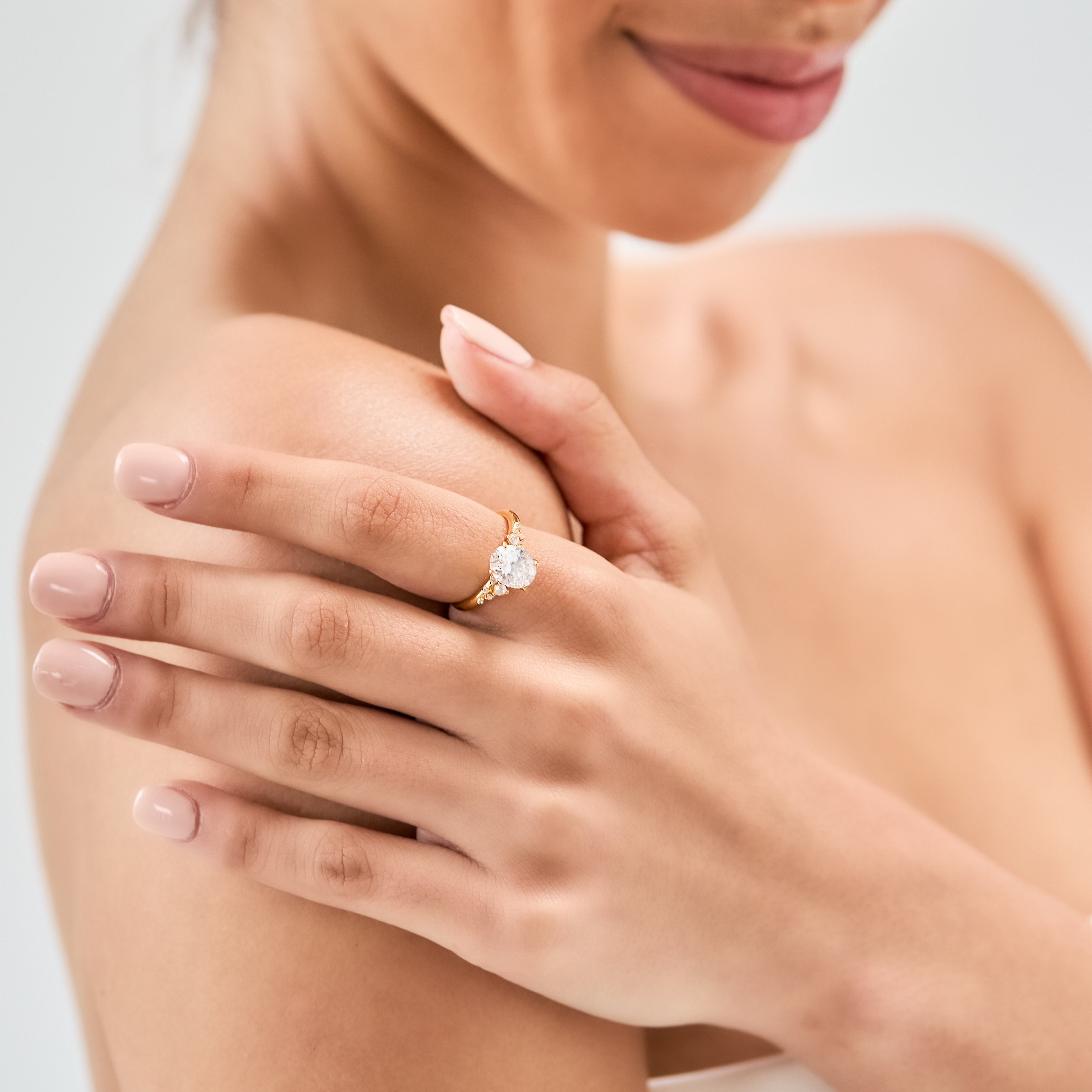 Promise Oval Cluster Ring