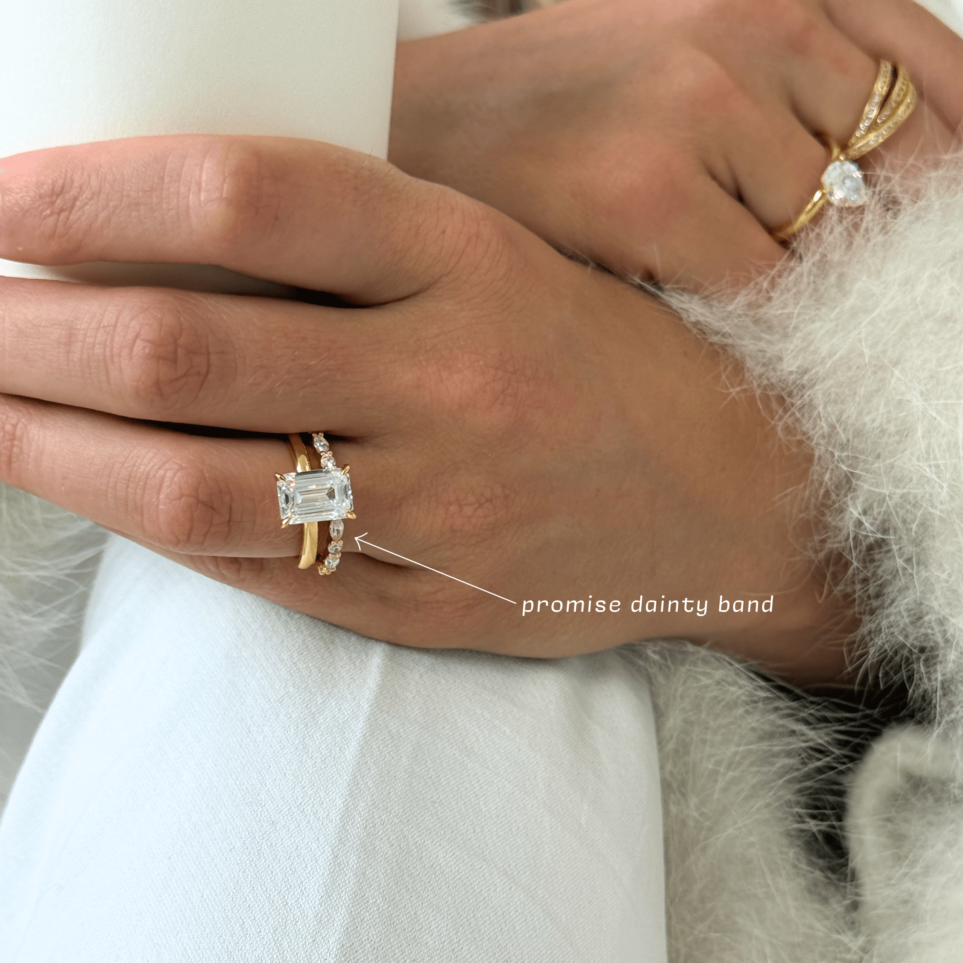 Dainty Promise Ring Band