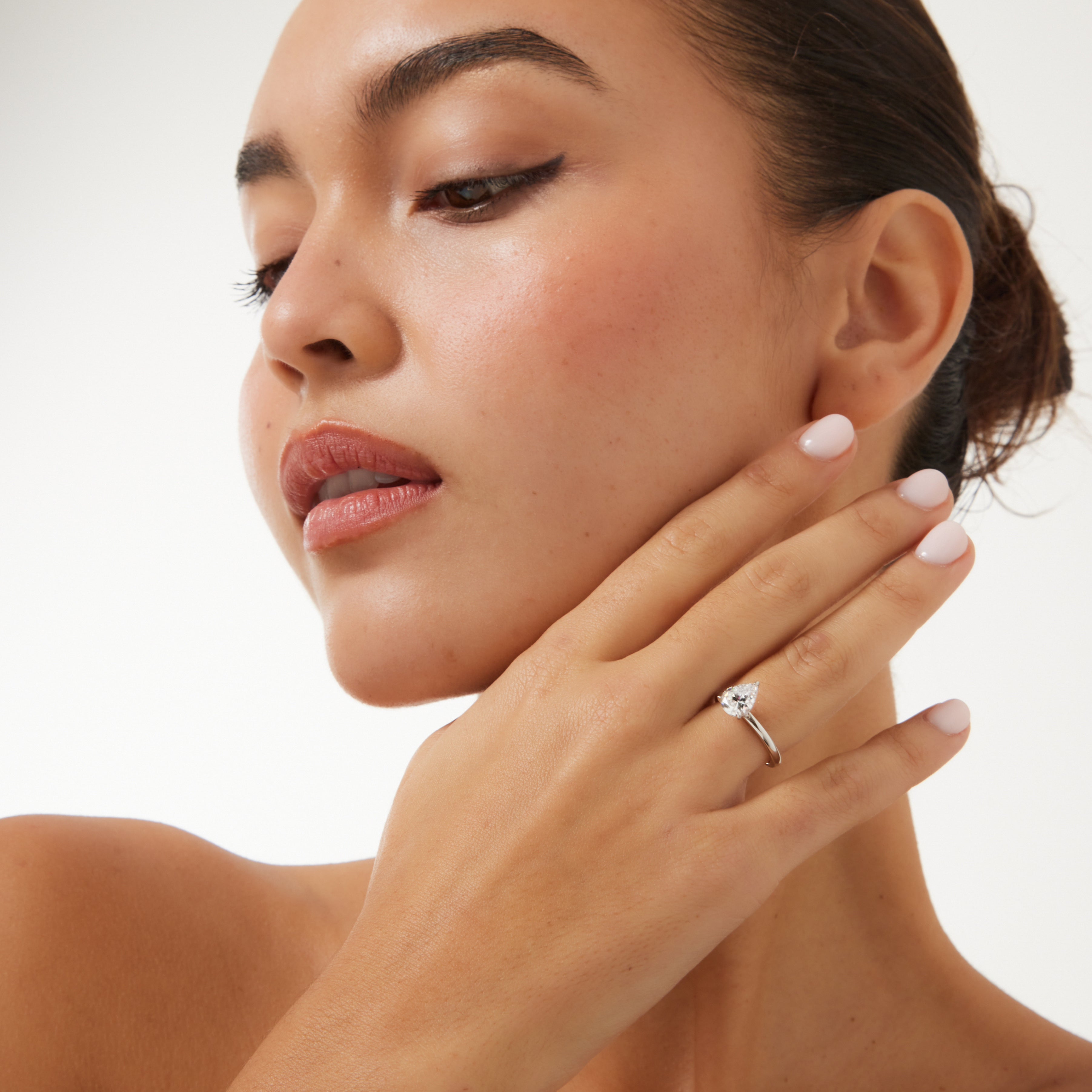 Promise Pear Cut Solitaire Ring