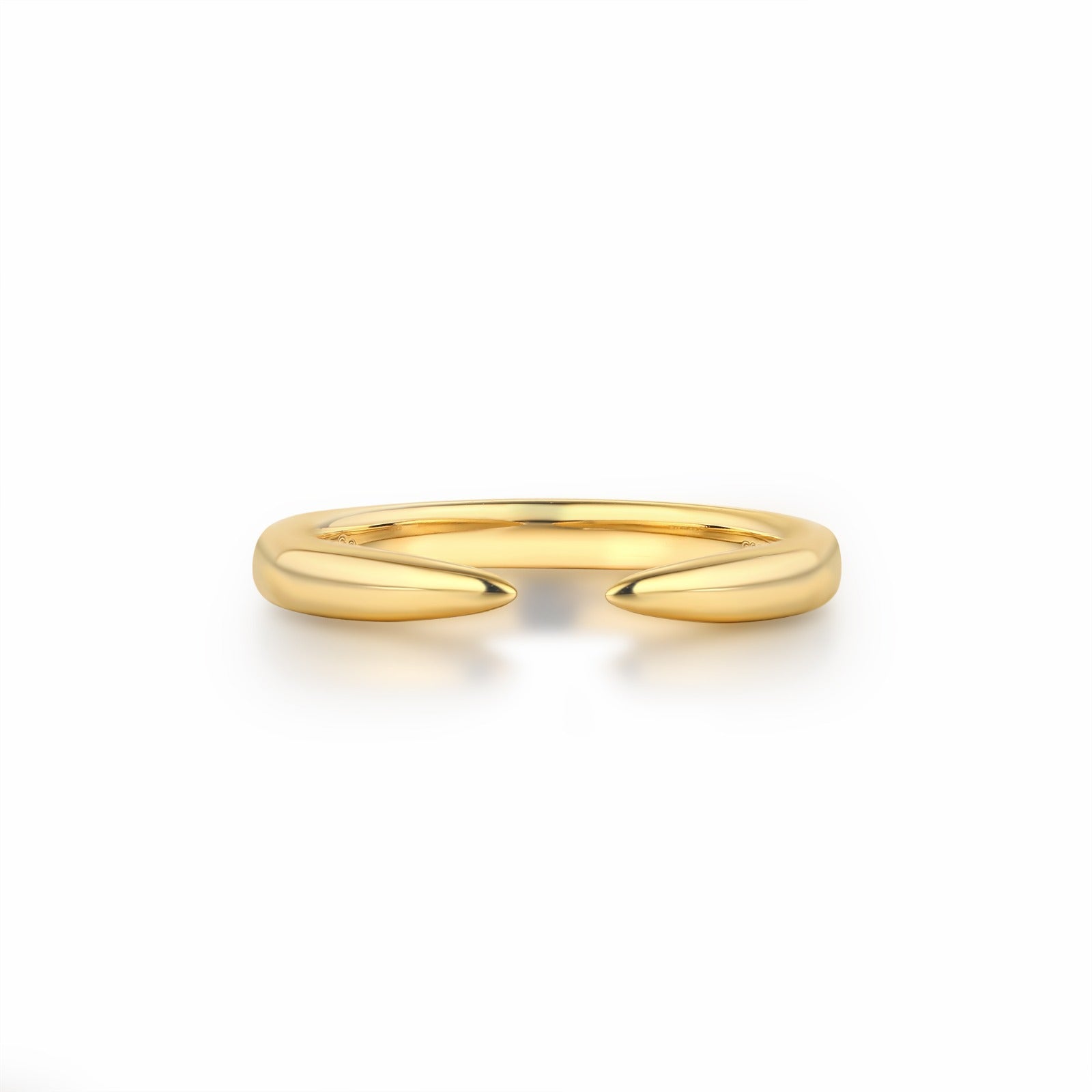 The Promise Ring Co. Open claw ring. In 18ct Gold.