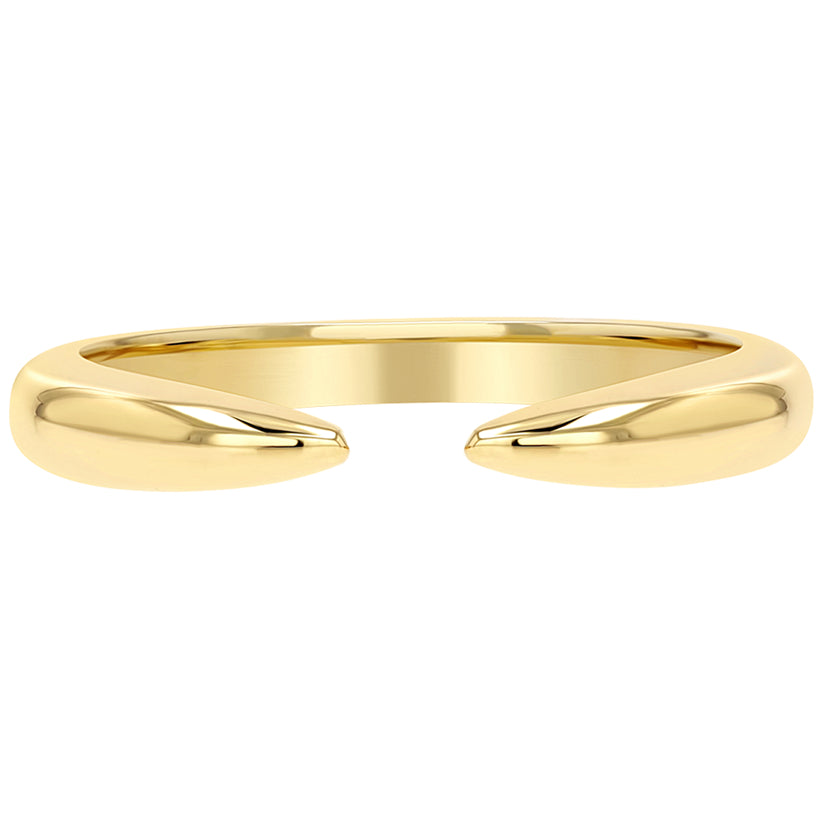 The Promise Ring Co. Open claw ring. In 18ct Gold or Sterling Silver.
