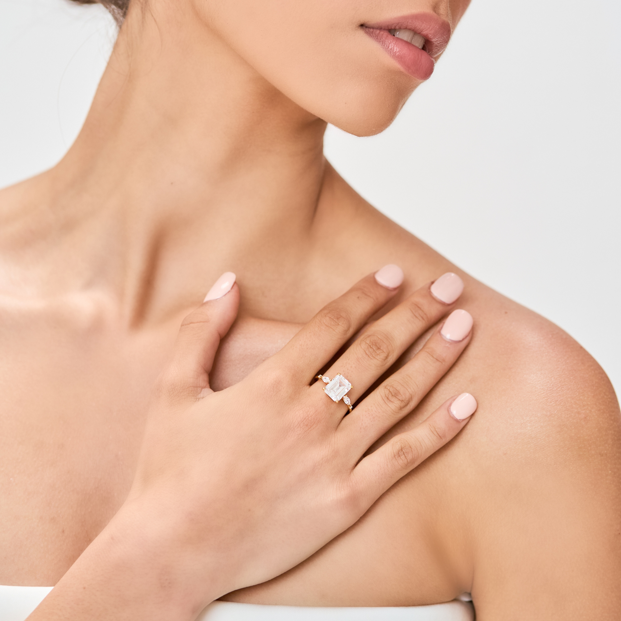 Promise Emerald Cut Ring