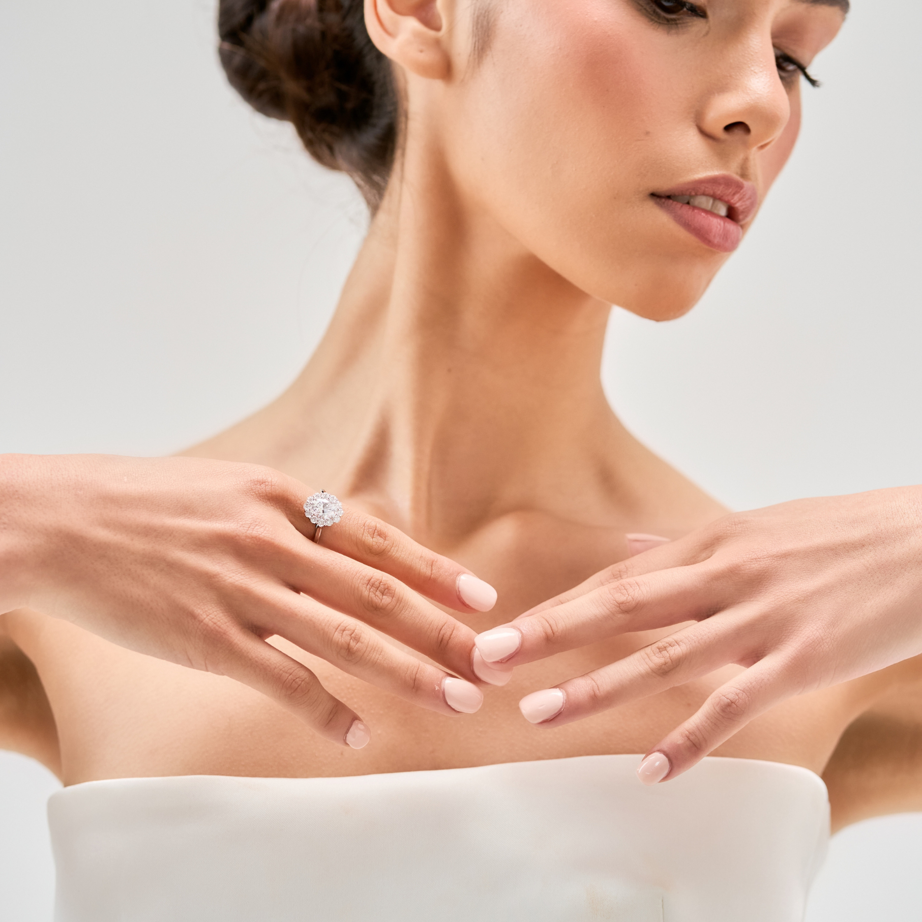 Promise Oval Halo Ring