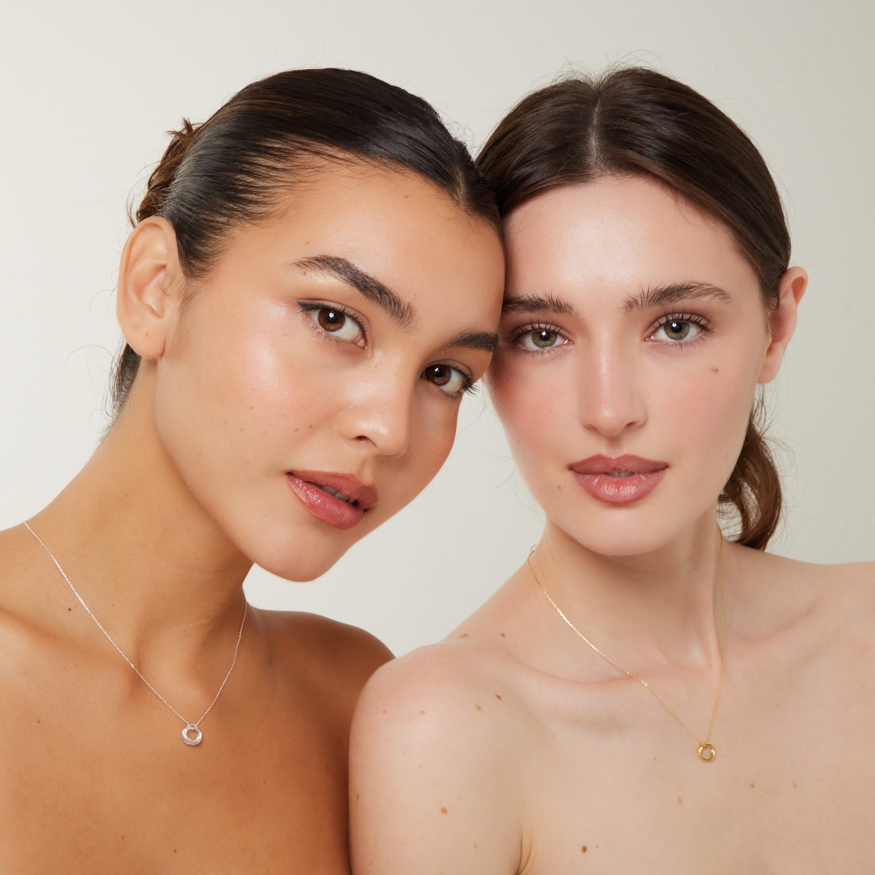 The perfect trinity necklace in gold and silver dupe affordable everyday