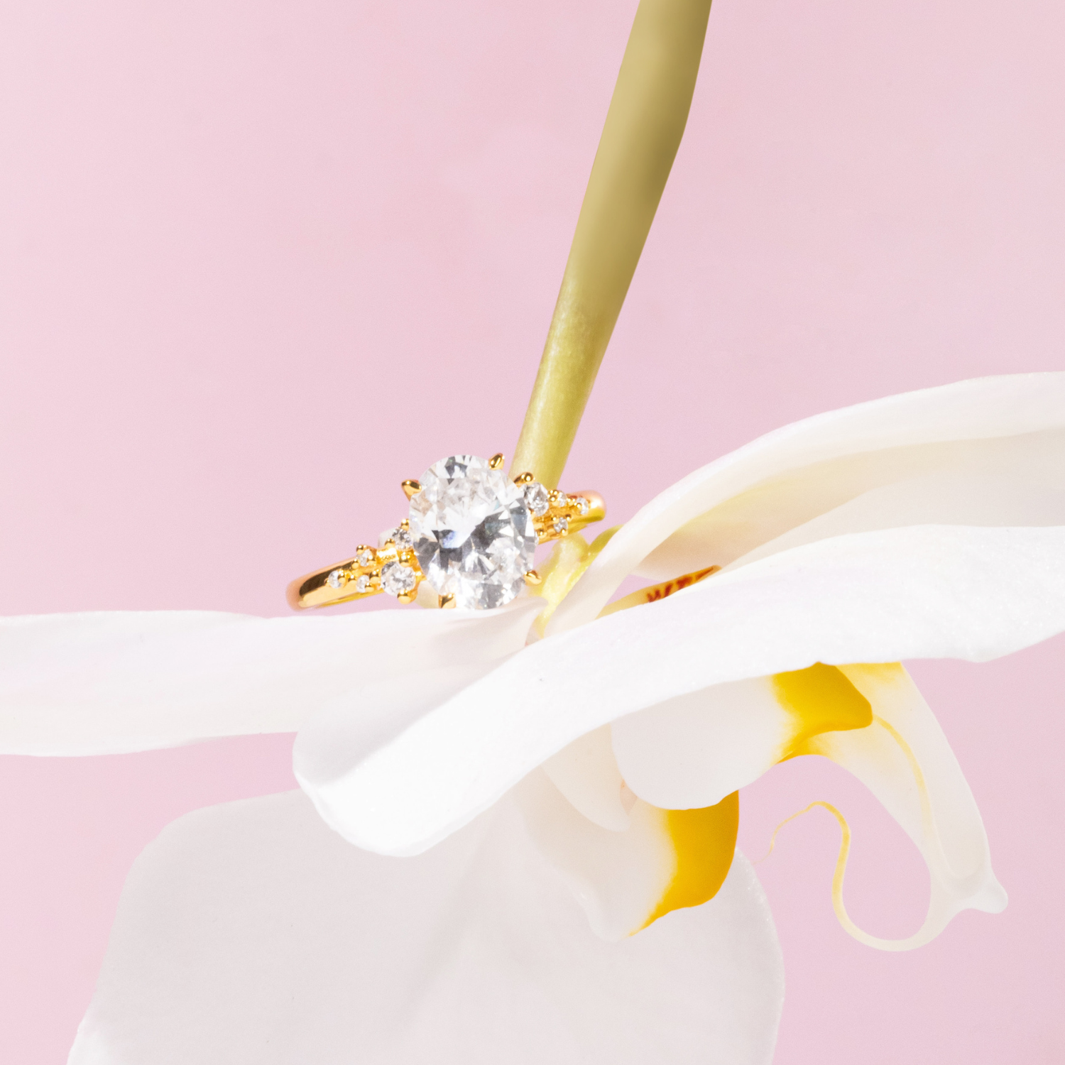 Promise Oval Cluster Ring