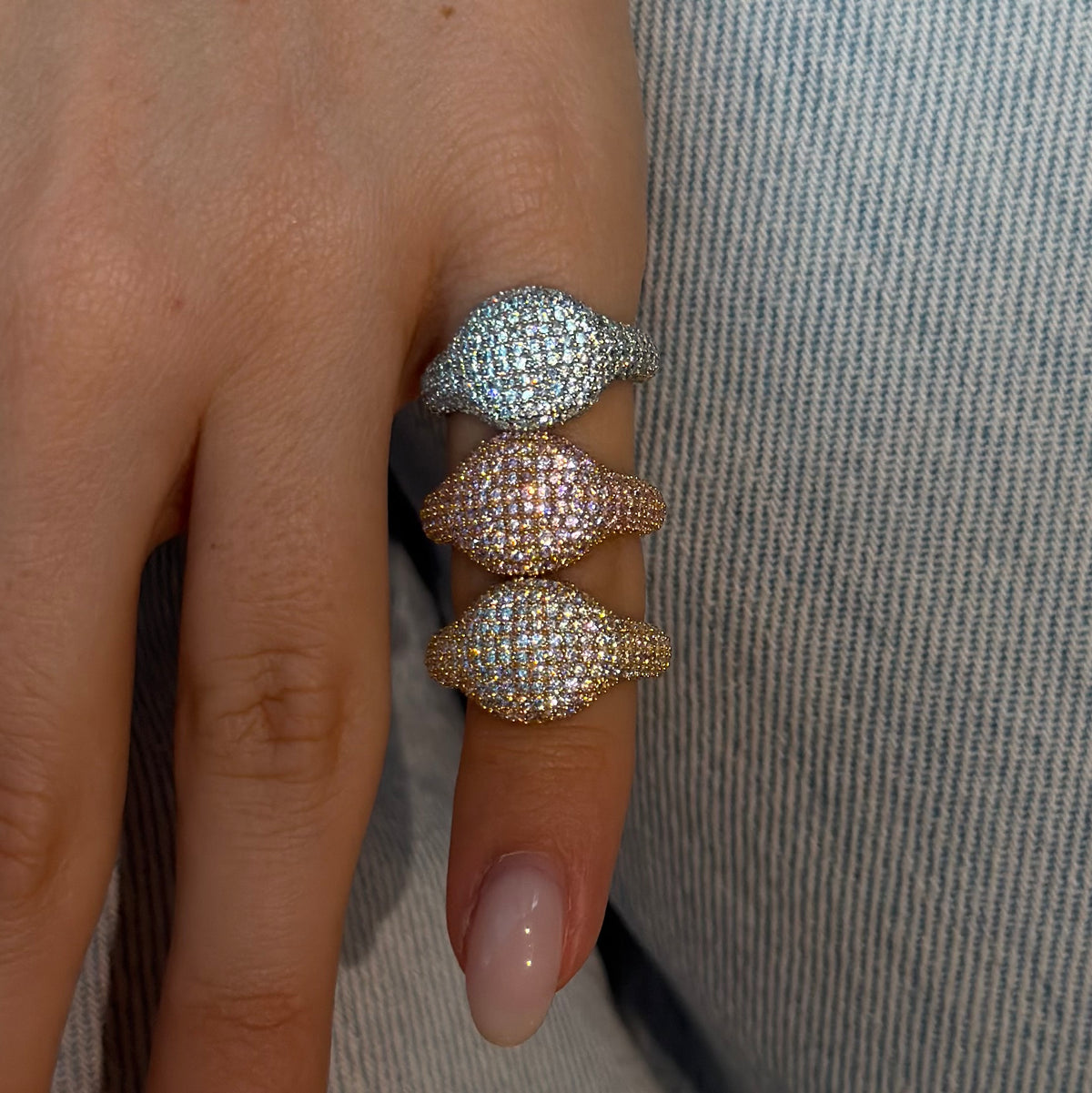 Pavé Pinky Promise Ring