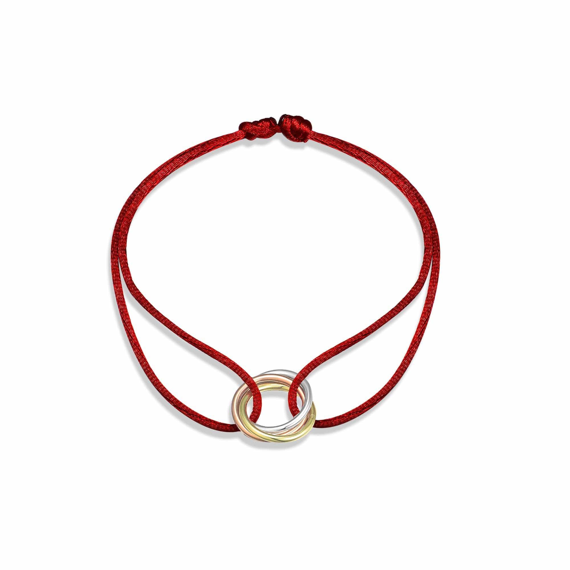 Promise Trinity Silk Cord Bracelet