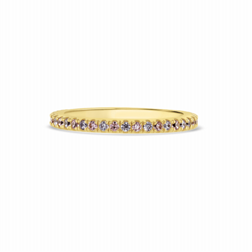 Promise Pave Birthstone Ring
