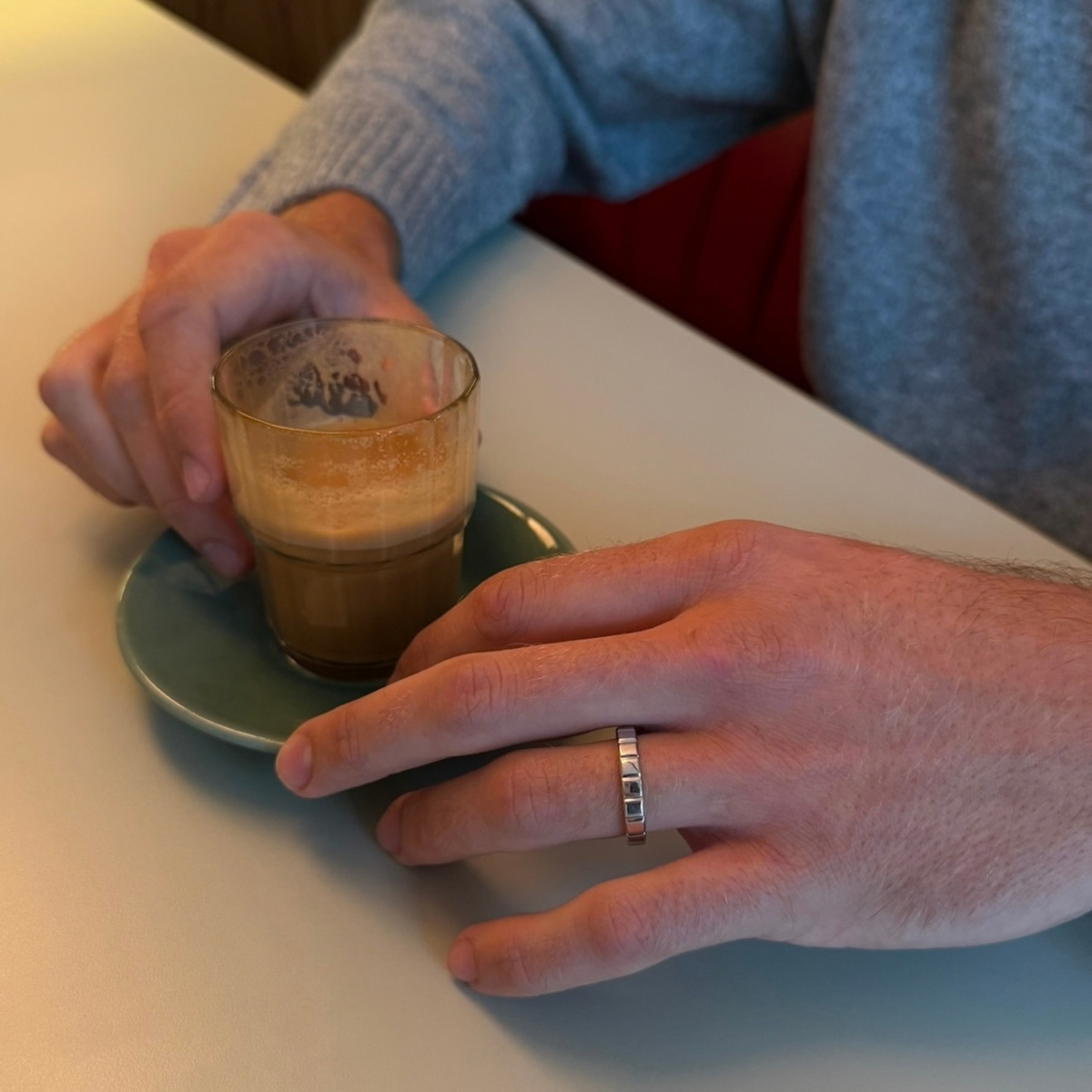 Mens Crafted Promise Ring