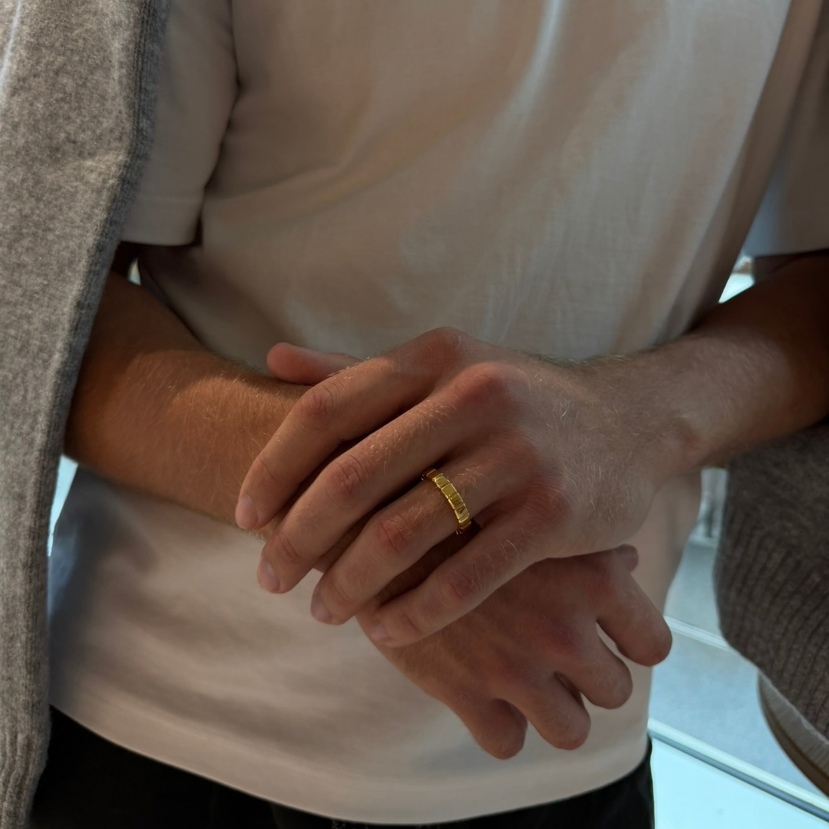 Mens Crafted Promise Ring
