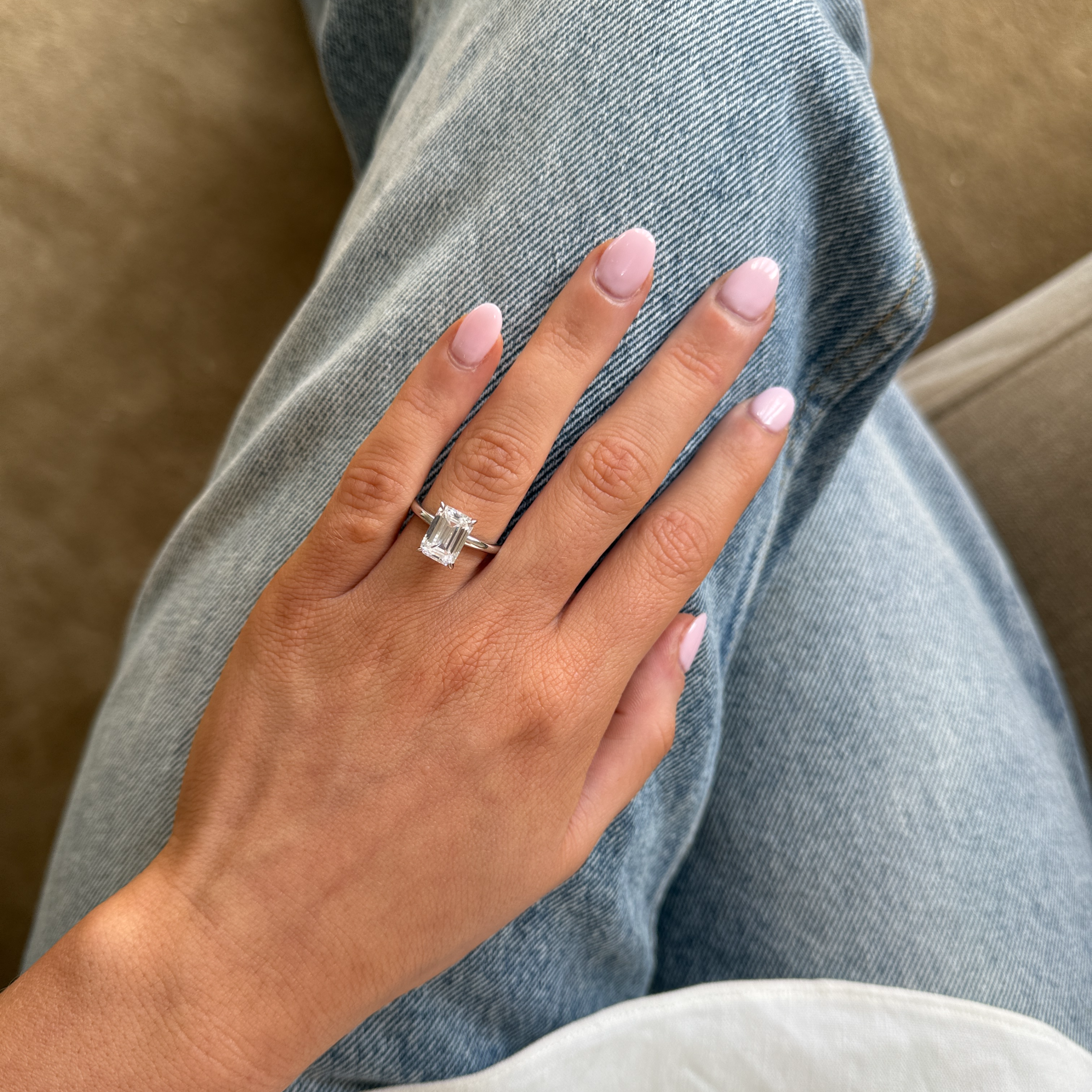 Promise Emerald Solitaire Ring