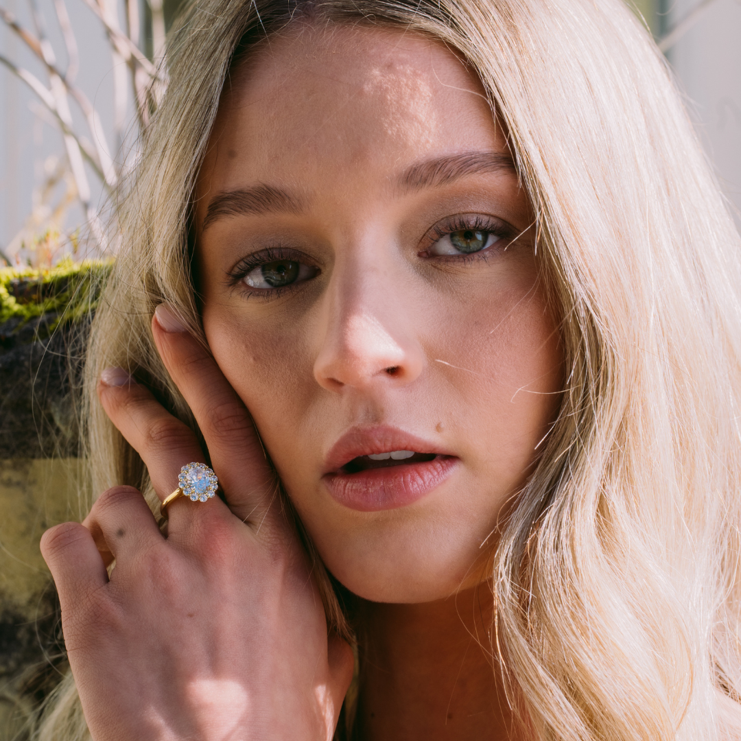 Promise Oval Halo Ring