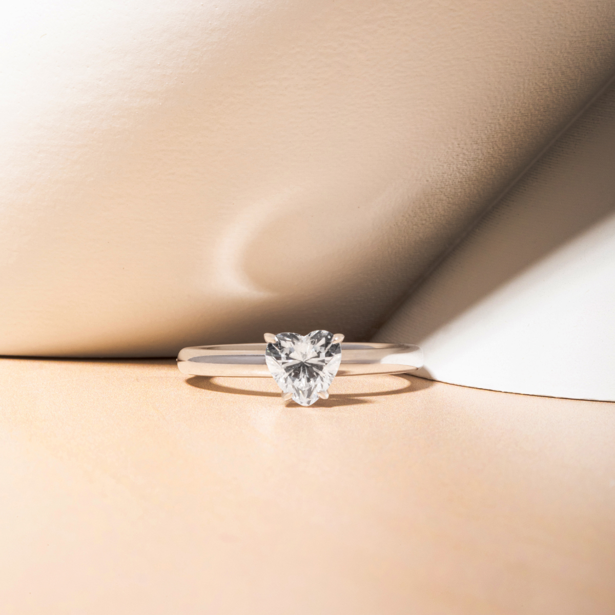 Promise Heart Solitaire Ring