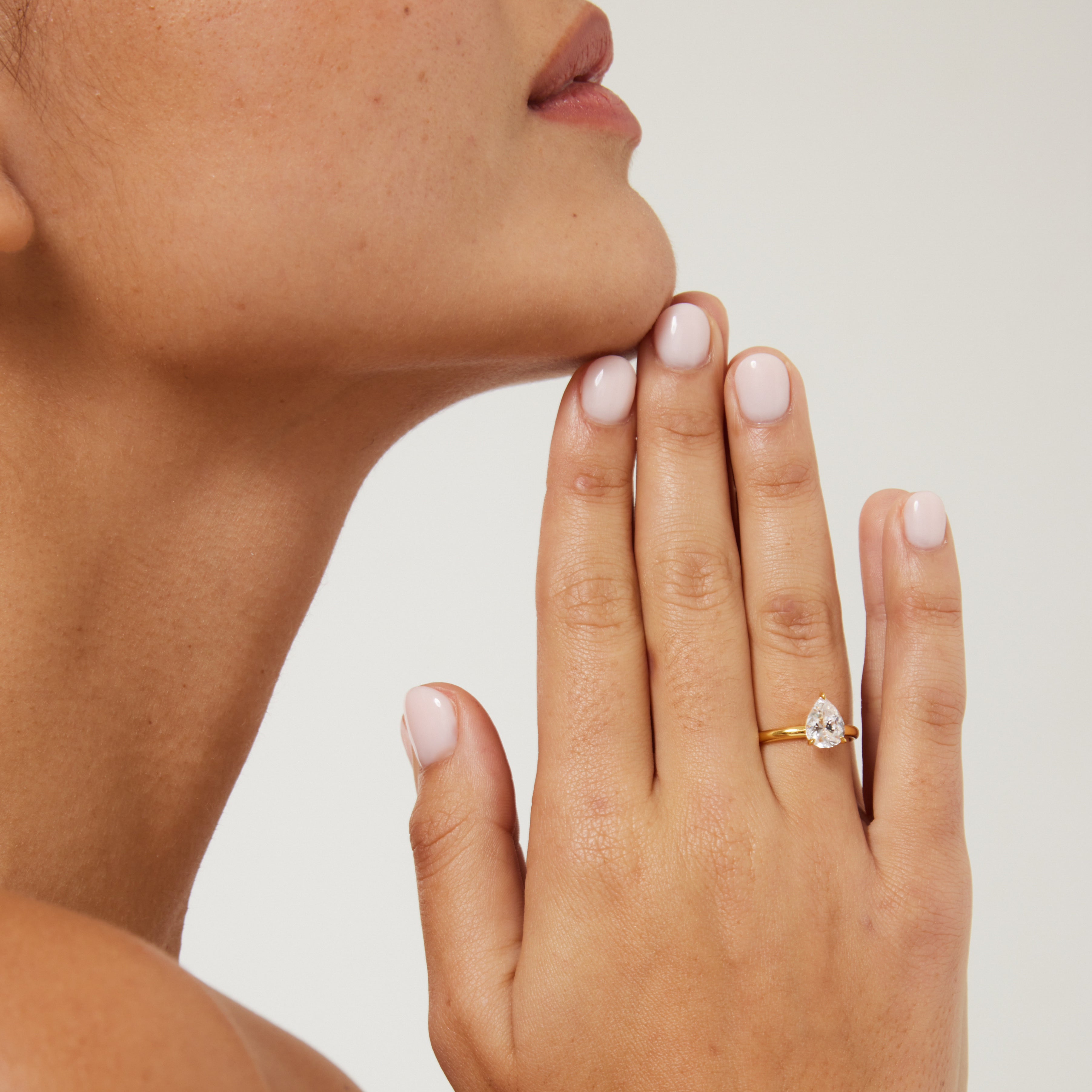 Promise Pear Cut Solitaire Ring