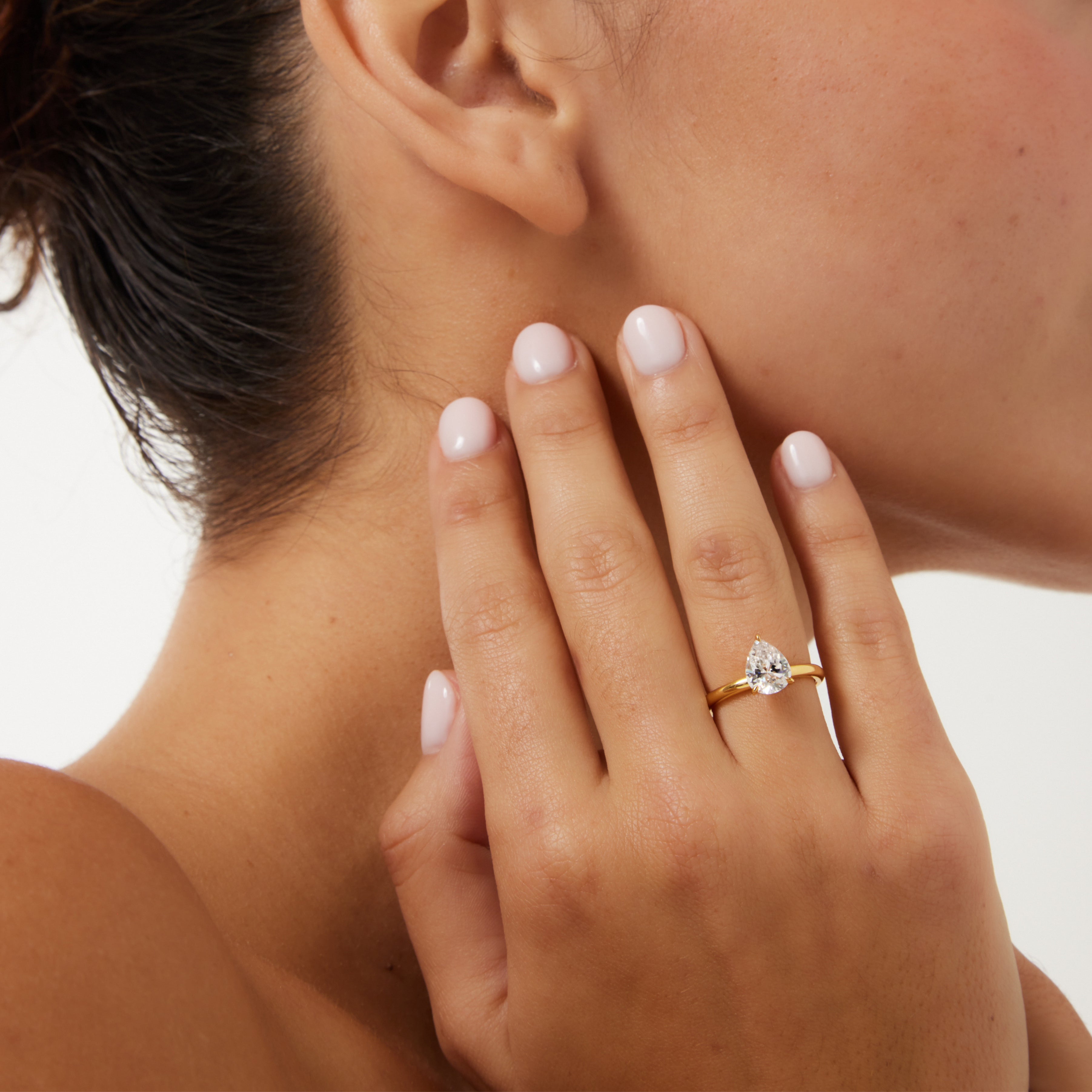 Promise Pear Cut Solitaire Ring